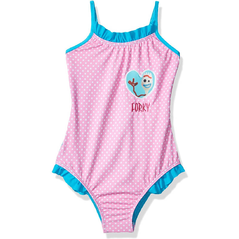 Monokini Rosa con Azul