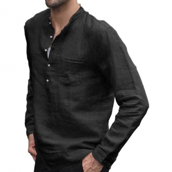 Camisa Casual Negra