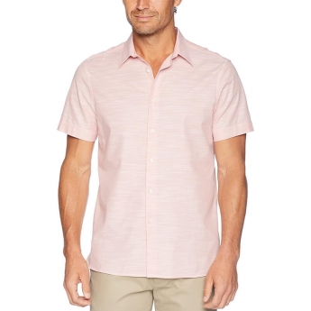 Camisa Salmon Manga Corta