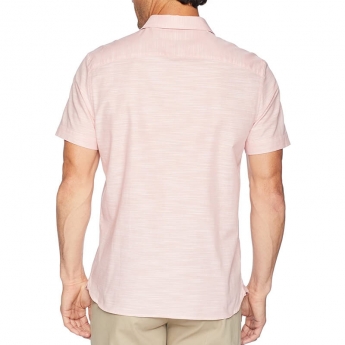 Camisa Salmon Manga Corta