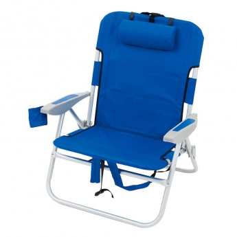 Silla con Asiento Alto Azul