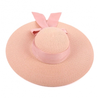 Sombrero de Paja Rosa