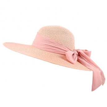 Sombrero de Paja Rosa