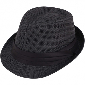 Sombrero Tipo Fedora Negro