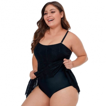 Traje de Baño con Vestido para Gordita