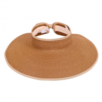 Visera de Paja Beige